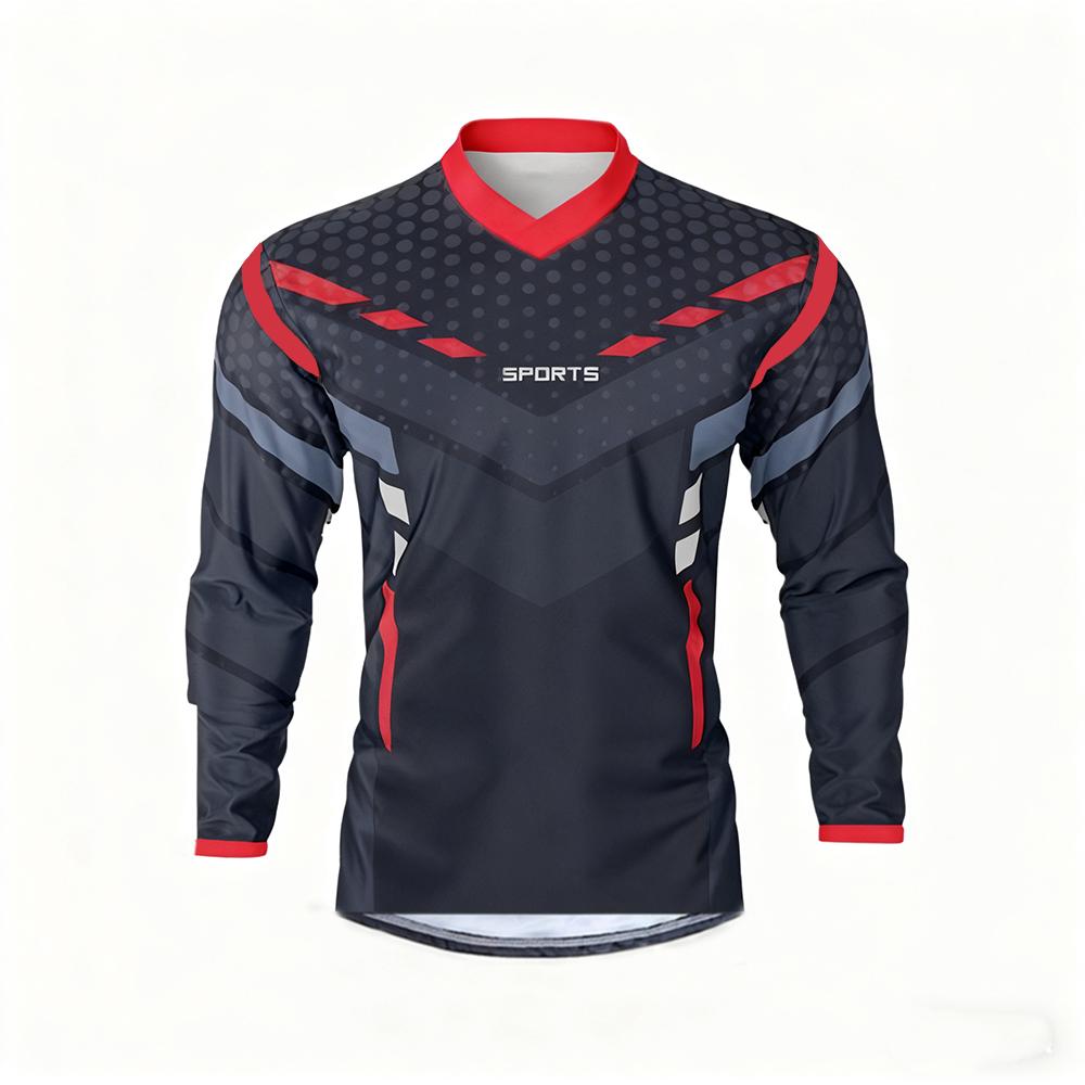 SPORT Speed Surrender Breathable Quick-Drying Off-Road Motorcycle Clothing Men Women Long T-Shirt Mountain Bike Equipment T-Shirt