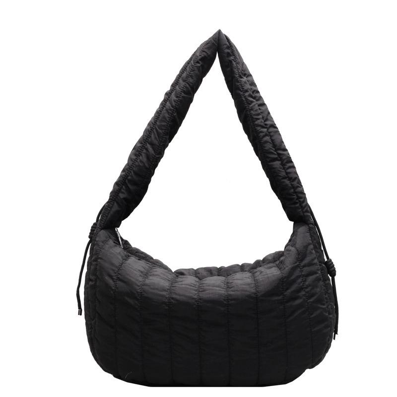 Lenny wiatr torba płócienna o dużej pojemności na bawełniane ubrania damska nowa jesienno-zimowa wszechstronna codzienna torba na ramię listonoszka