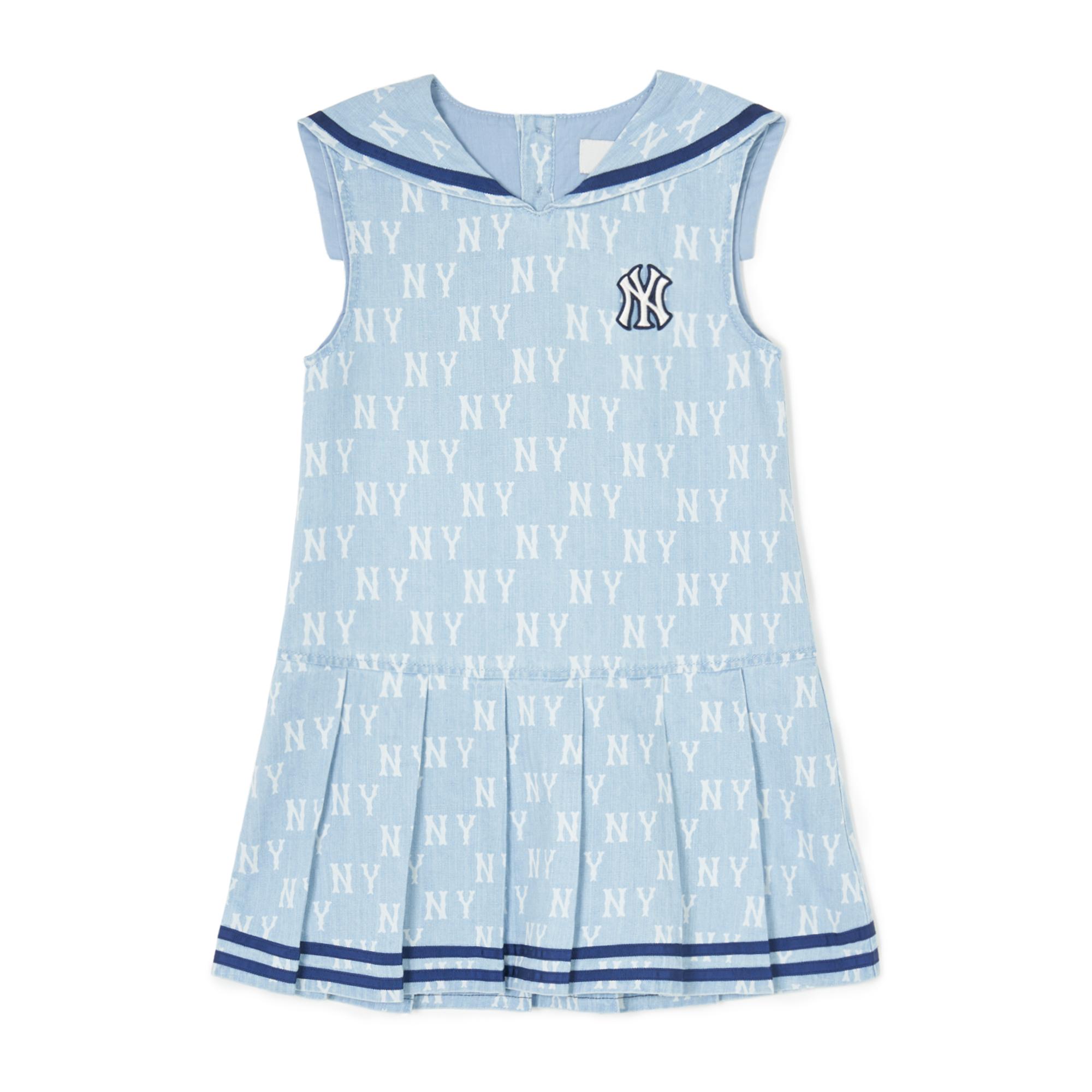 

New MLB Children s Dress Light Blue Kids 7FOPM0443-50BLL 110