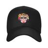 Flowery Sugarskull Dia De Las Muertas Baseball Cap Hat Man For The Sun Tactical Cap Military Tactical Cap Vintage Men Women's
