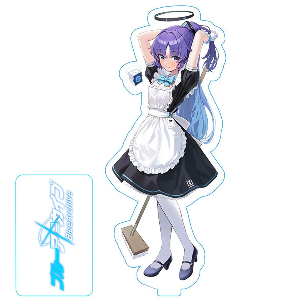 Hot Anime Blue Archive Takanashi Hoshino Cosplay Game Acrylic Action Figure Stand Model Toy Decor Prop Fans Collection Gift