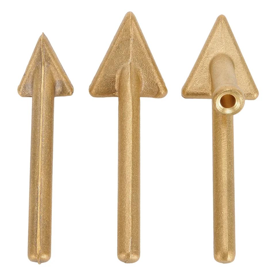 3pc Soldering Iron Tips Set Copper Triangular Smoothing Head Replacement Tips for 80Watt Plastic Welder Repair Tool