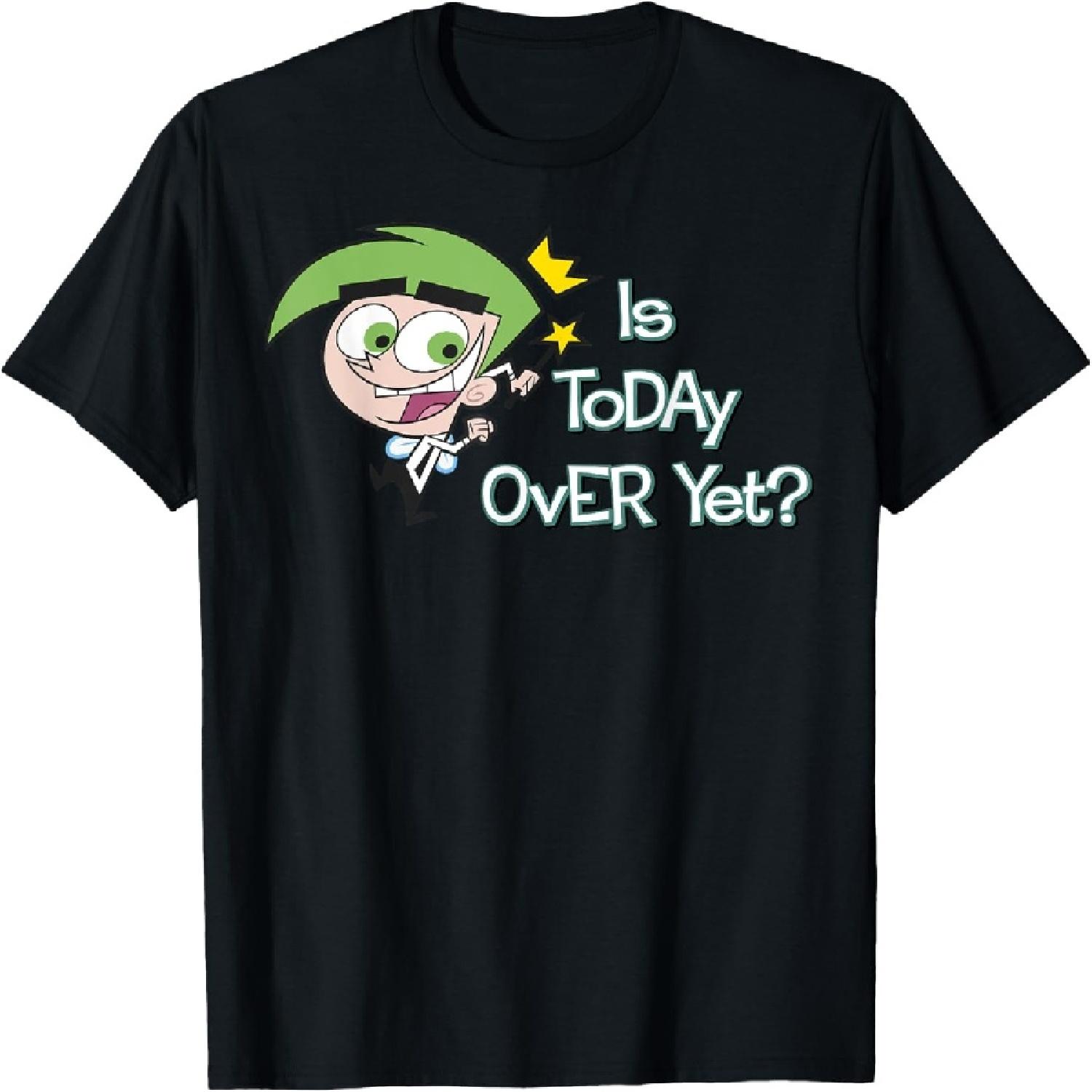 The Fairly OddParents Cosmo Is Today Over Yet_ T-Shirt S