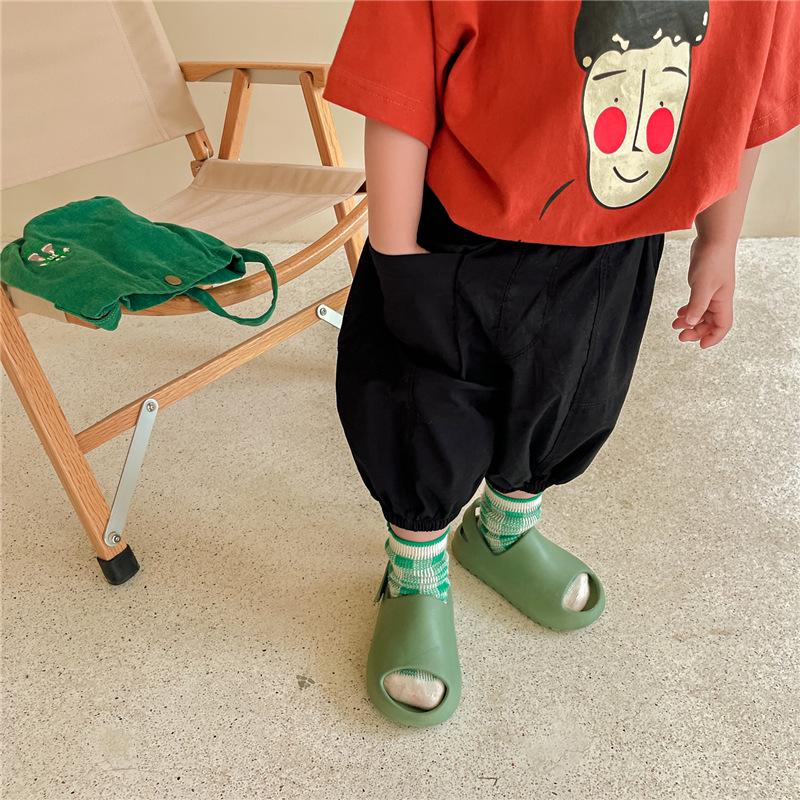 Jiaye Tongpin 2024 Kids' Summer Printed Short Sleeve T-Shirt - Fashionable and Cute Top for Boys and Girls