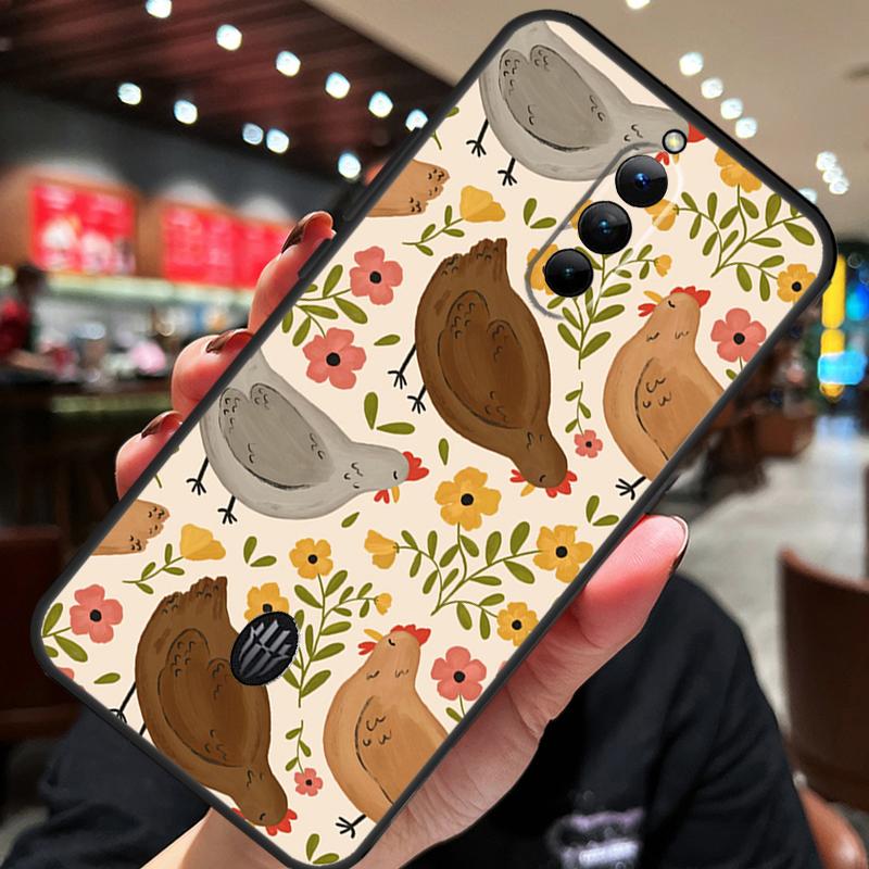 Chicken Pattern Case For ZTE Nubia Red Magic 11 10 8 9 8S 9S 10S Pro Plus 10 Air 5G 6R 6 7 6S 7S Pro Cover