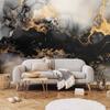 Wallpaper - Golden Explosions - Abstract Pattern Inspired by Marble