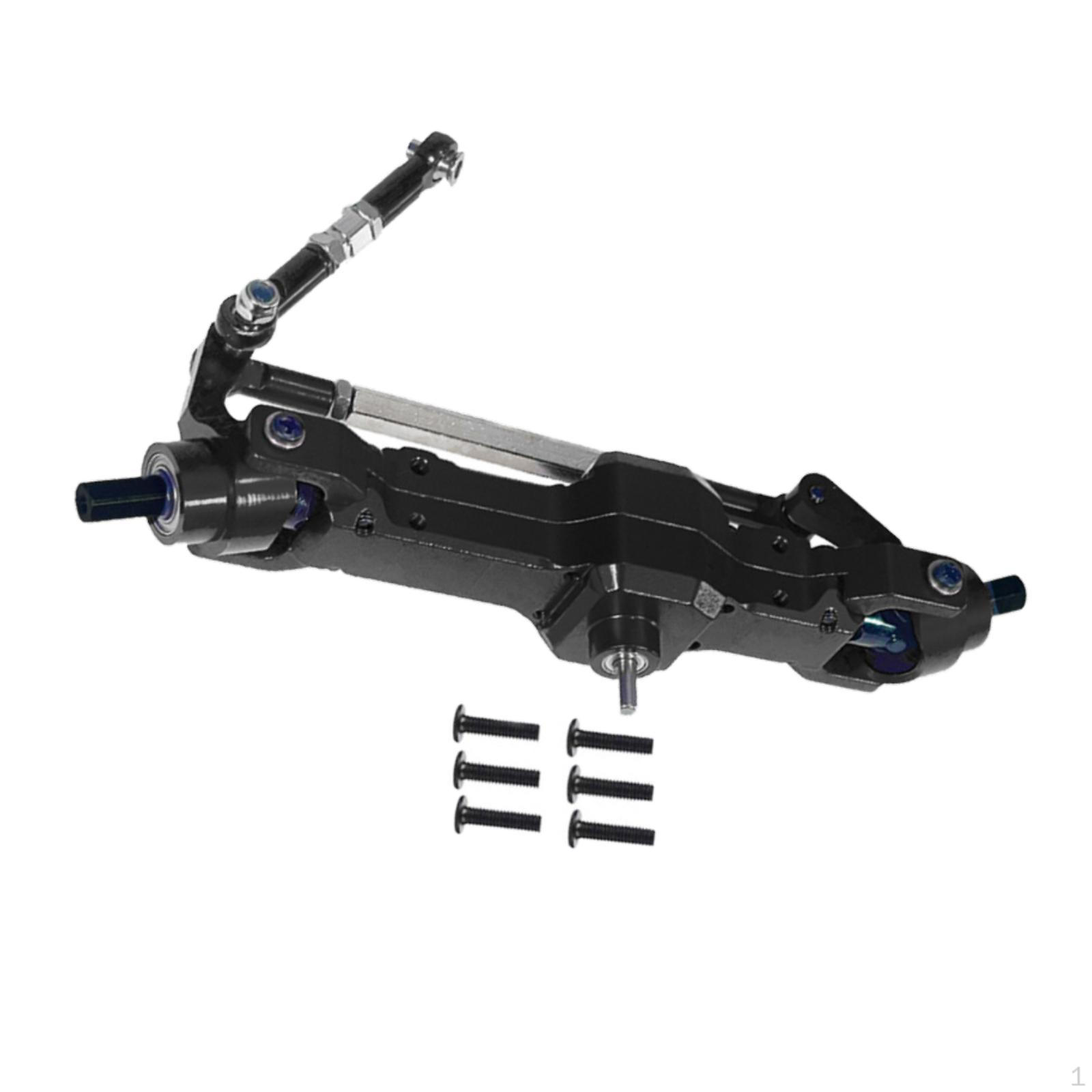 

Передній міст у зборі Метал 1/16 Модернізація RC Привідний комплект для Пульта black