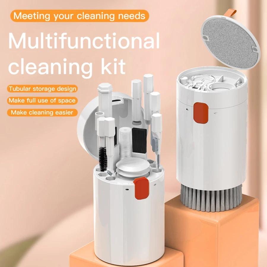 20-in-1 Cleaner Kit Computer Keyboard Brush Earphones Cleaning Pen Screen Cleaning Spray Bottle Set Cleaning Tools Keycap Puller