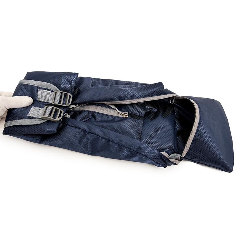 Men's and Women's Nylon Foldable Backpack Casual and Simple Large Capacity Waterproof Travel Bag