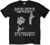 Officially Licensed David Bowie Heroes Earls Court Unisexs Black T Shirt Bowie Tee
