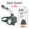 OLIKEI 3-in-1 Scuba Snorkeling Masks for Adults Kids Anti-Fog Leakproof Diving Mask Swimming Goggles Free Breathing Diving Glasses