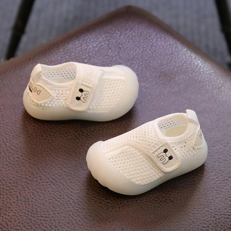 Erste Laufschuhe für Kleinkinder für Jungen & Mädchen, atmungsaktive Sportschuhe aus Mesh mit weichen Sohlen, leichte Sneaker für Babys & Kleinkinder