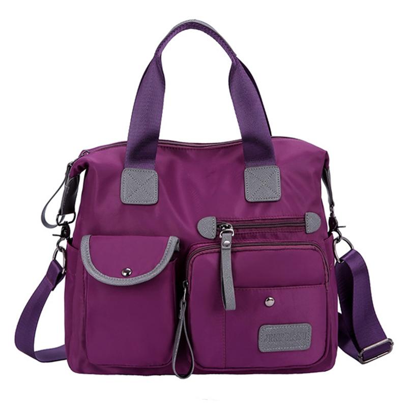 2026 Women Shoulder Bag Nylon Handbags Waterproof Crossbody Bag Large Capacity Multifunctional Tote Travel Messenger