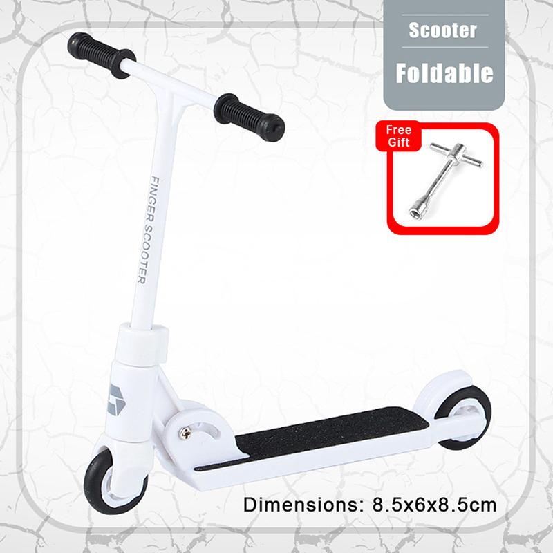 Kids Creative Finger Scooter Kick Scooter Finger BMX Foldable T-type Finger Scooter With Brake Educational Toys