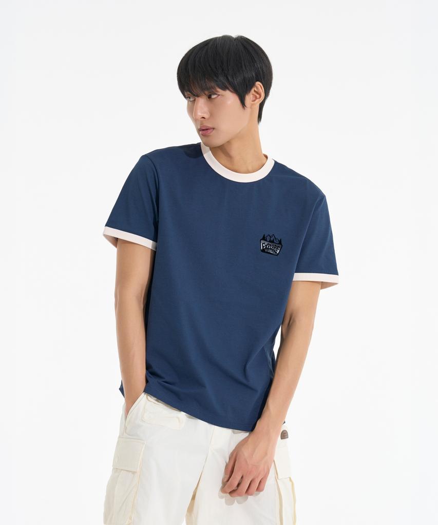 BBC EARTH Ringer Nature T-Shirt Navy