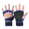 Atmungsaktive rutschfeste Fitness-Halbfingerhandschuhe mit langen Handgelenkstützen für Radfahren, Yoga und Hanteltraining