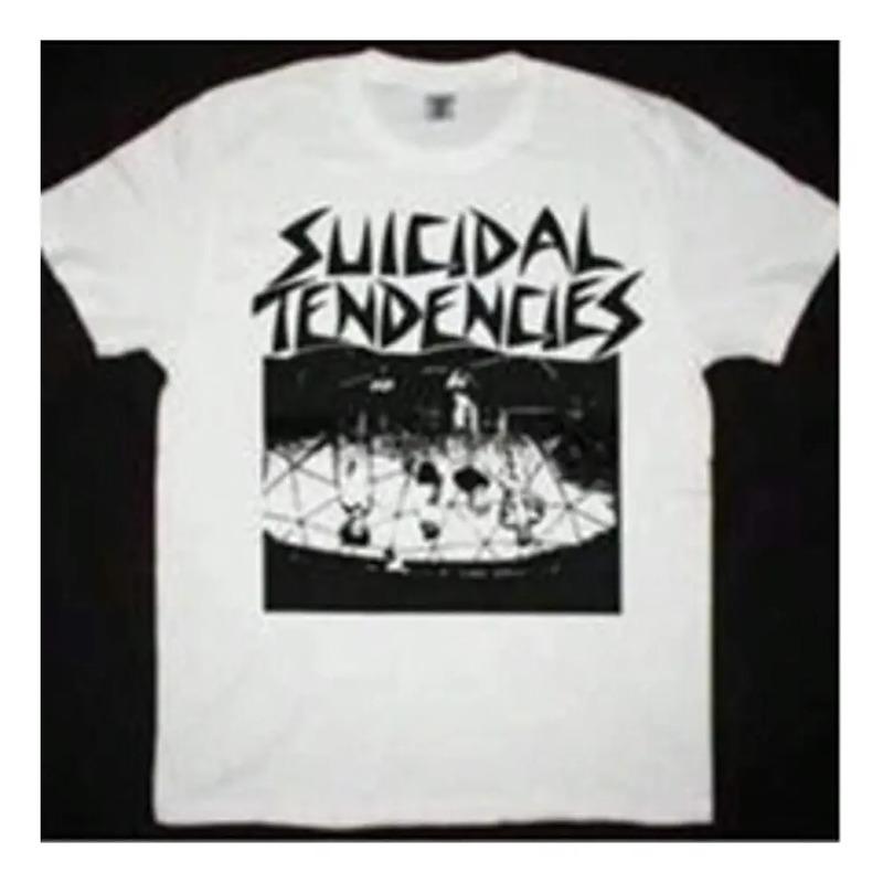 Nova Camiseta Branca Suicidal Tendencies 1983 S