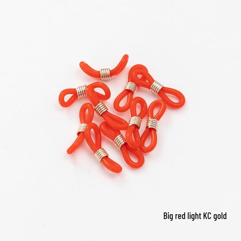 Lanț colorat din silicon pentru ochelari - Anti-alunecare, Anti-pierdere, Accesoriu pentru mască și ochelari cu cataramă de conectare