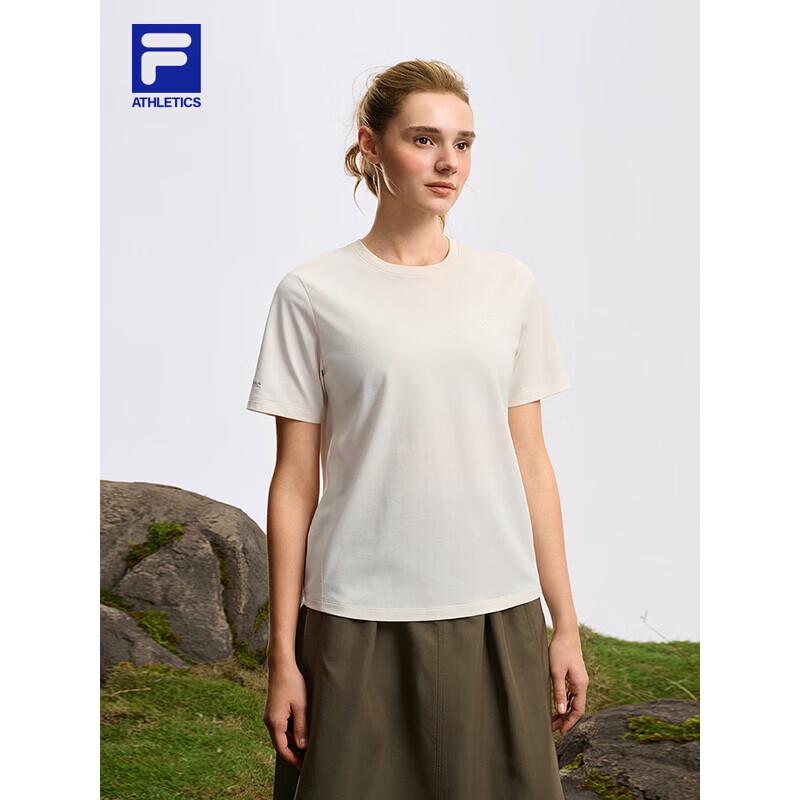 FILA Women s Knitted Short Sleeve T-Shirt M