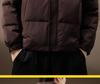 Men's High-End Fluffy White Duck Down Jacket: Thick, Warm, Stand Collar, Loose Fit for Winter