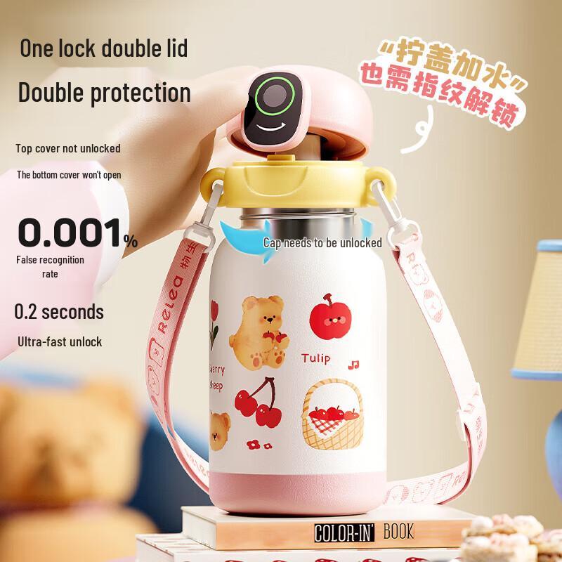 RELEA Milepai Smart Fingerprint Bluetooth Thermal Bottle