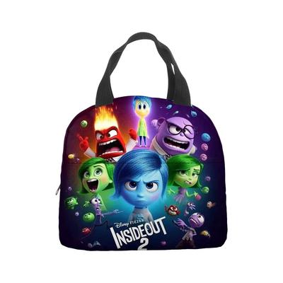 Mind Secret Service 2Inside Out 2 Plush Insulated Lunch Box Bag Portable Foil Ice Bag Picnic Bag