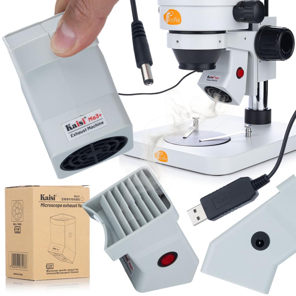 Fume Extractor for the Ma3+ Mini Stereoscopic Microscope