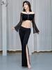 Belly Dance 2025 Women's Long Pants Set - Sexy Spring/Summer Oriental Dance Practice & Performance Costume for Beginners