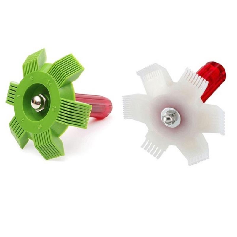 1pc Universal Car A/C Radiator Condenser Fin Repair Comb Cooler Air Conditioner Straightener Cleaning Tools for Auto Cooling System