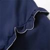 Wave Ruffles Lace Up Bow Shirts Women Spring Causal Loose V-neck Long Sleeve Blouses Lady Temperament Tops
