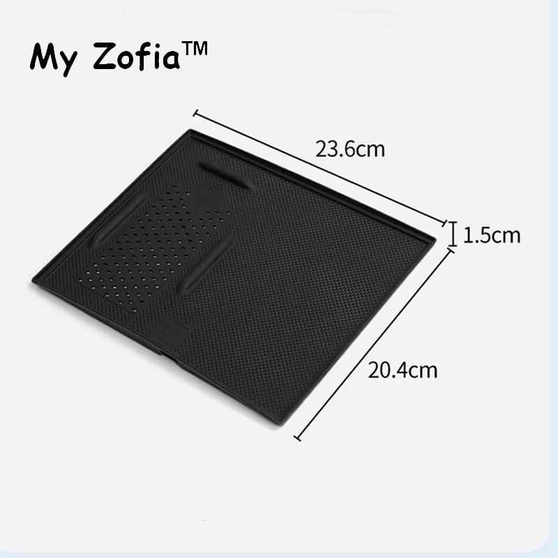 For Haval H9 2nd 2024 2025 Car Silica Gel Wireless Charging Protective Antifouling Behind Screen Pad Box Decoration Accessories