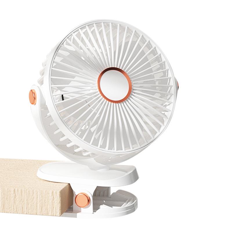 USB Rechargeable Summer Clip-on Desktop Fan