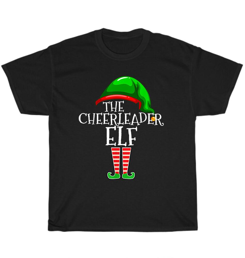 

Cheerleader Elf Group Matching Family Christmas Xmas Cheer T-Shirt Unisex Gift 3XL