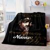Custom Name RIP Tupac: Legacy Lives Blanket Bed Sofa Blanket Flannel Blanket for Camping, Hiking, Picnic Essentials,gift for Family and Friends