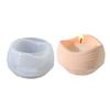 Candle Holder Mold Candle Cup Mold Undulation Symmetry Candle Base Molds Succulent Planter Molds Crafting Mold for Craft