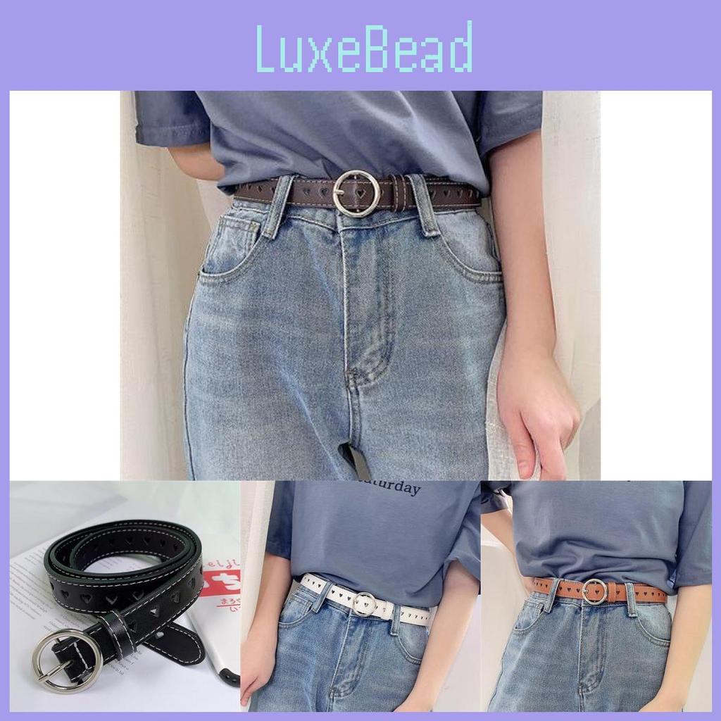 Elegant Minimalist Women's Pu Leather Belt Stylish Round Buckle Adjustable Fashion