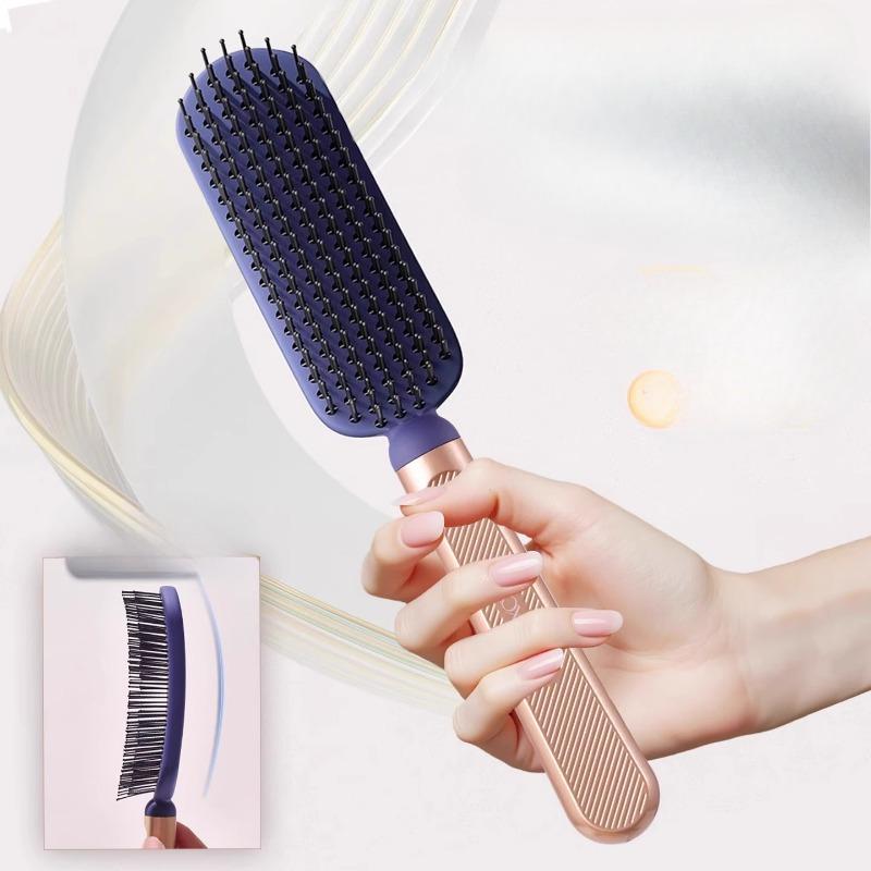 Hoher und niedriger Nadel Haarglättungskamm Trocken- und Nass-Doppelzweckkamm Kopfhautmassagekamm Haarglättungs- und Volumenkamm
