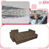 Bella Corner Sofa Bed with Sleeping Function, Corner Sofa, Family Furniture, Brown Velvet