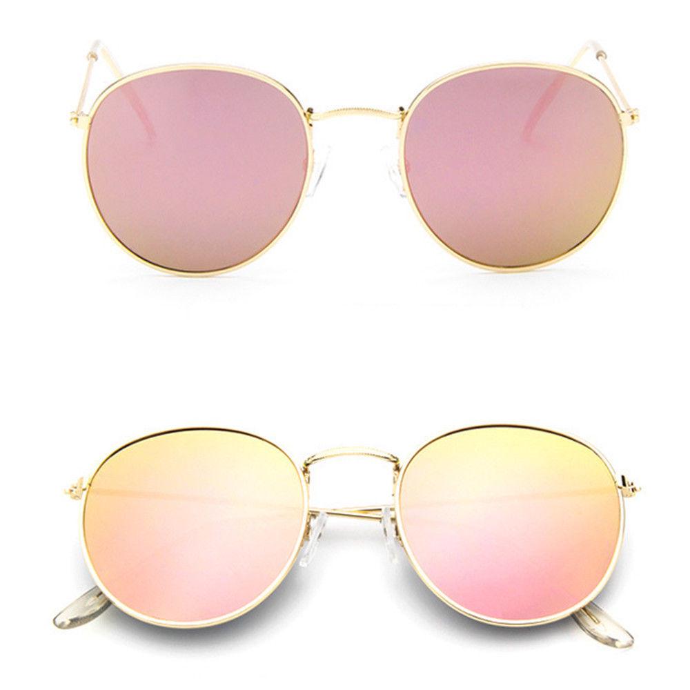 Oversized Round Fashion Sunglasses Men Womens Vintage Retro Mirror Glasses Hot