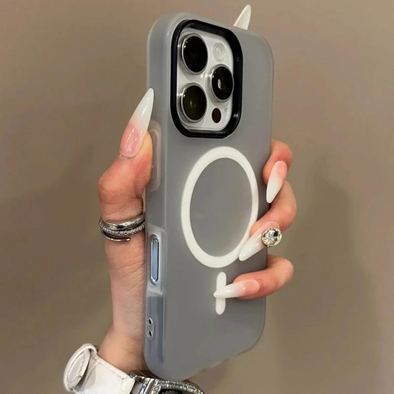Luxury 2 IN 1 Candy Color Magnetic Phone Case For Samsung S26 S25 Ultra S24 FE S23 Plus Edge For Magsafe Wireless Charge Cover