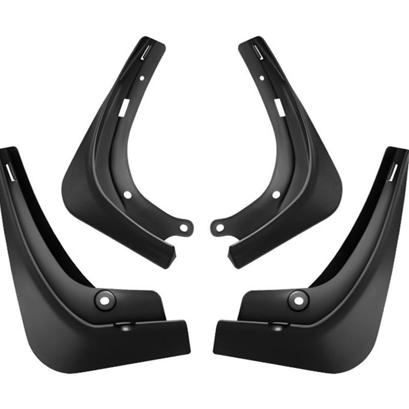 Futhope 4 bucăți clape de noroi față spate clapete de noroi model de înlocuire pentru protectie împotriva stropilor pentru Tesla Model 3 Model Y Protect