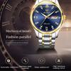 JINSHIDUN The New Business and leisure Men's Watch Fully Automatic Mechanical Watch Dual -daily Calendar Night Light Waterproof High -end Watch