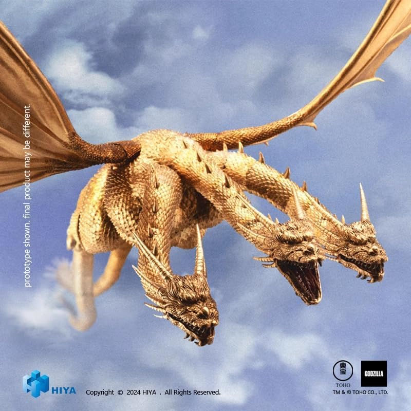 HIYA TOYS Exquisite Basic Godzilla Series King Ghidorah 1991 Movable Action Figure Painted Finished Product