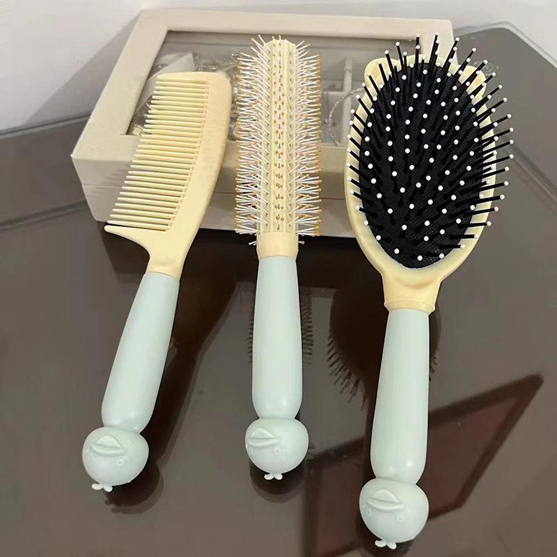 Women's Long Hair Airbag Cushion Brush - Head Massage & Fluffy Curl Comb