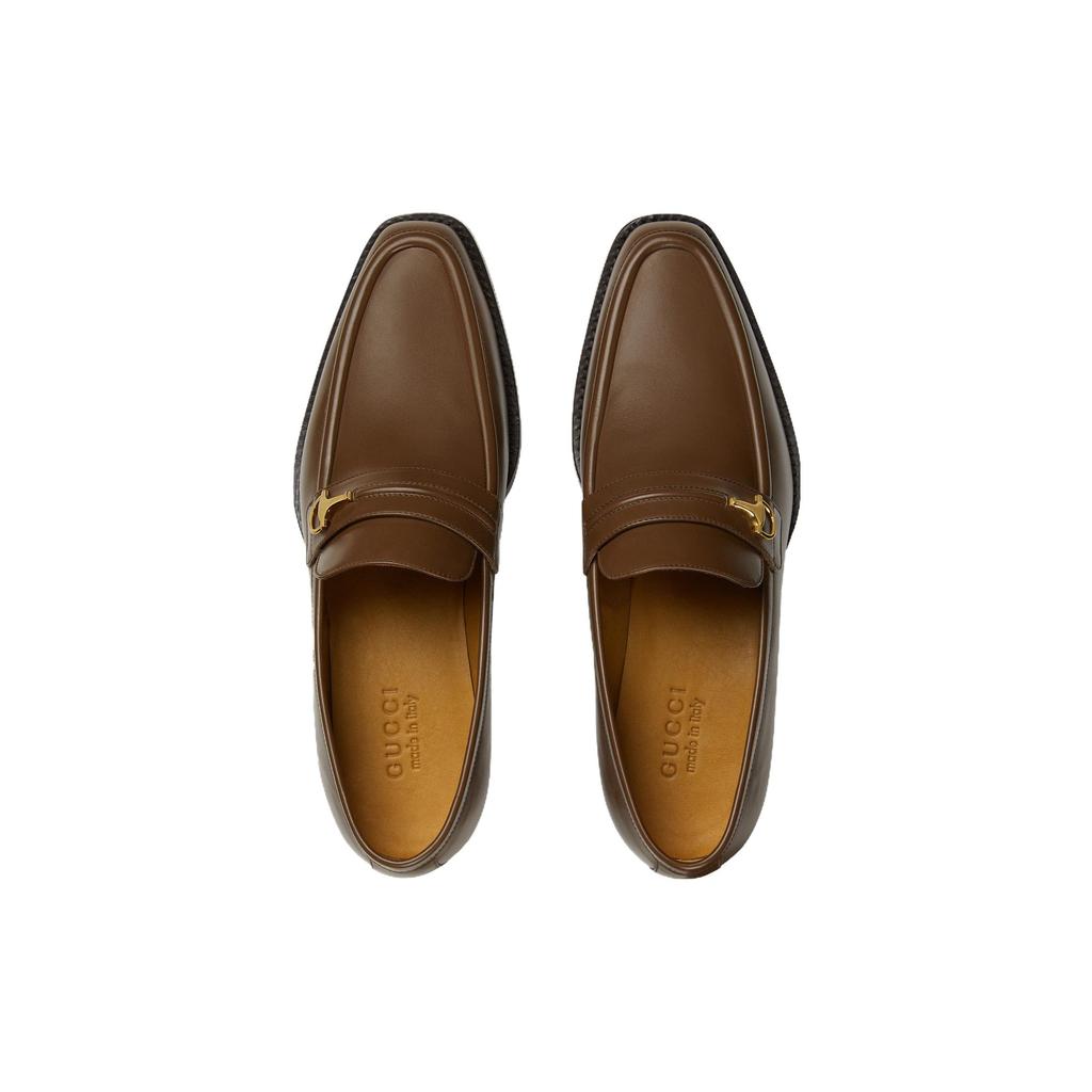 Gucci Horsebit Loafers Men's Brown 757774 AFE00 2361