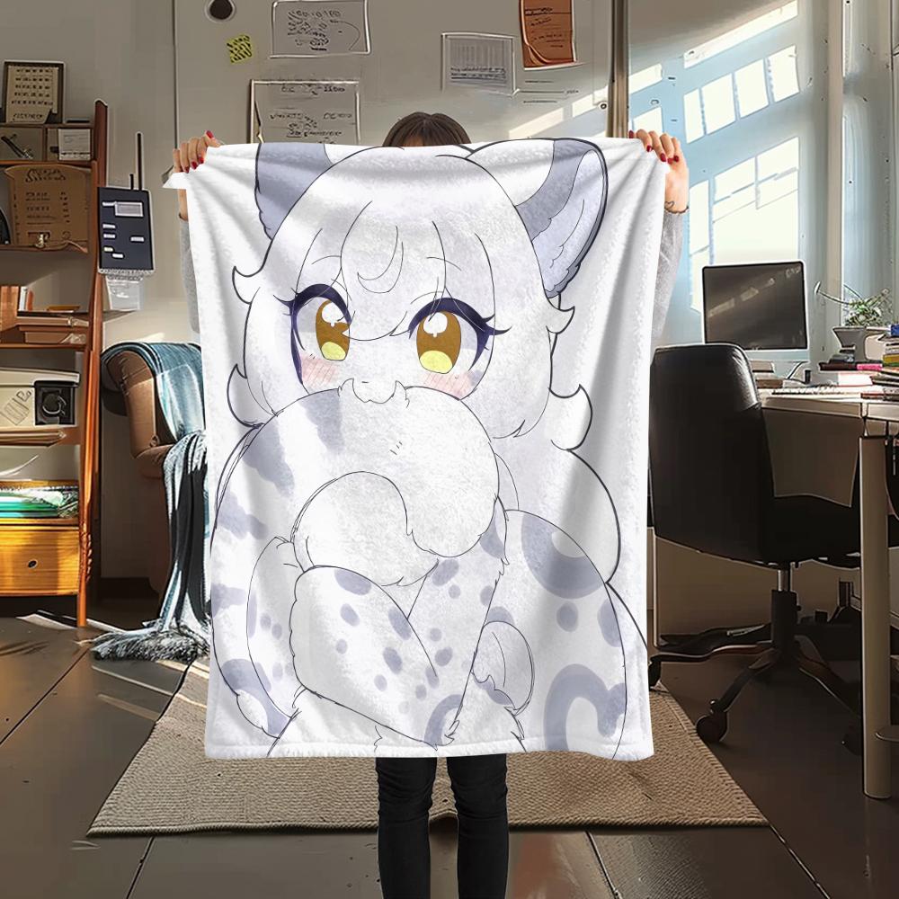 1 Pezzo Coperta in Flanella con Stampa Cartone Animato, Alta Qualità Confortevole per Tutte le Stagioni, Decorazione per la Casa, Calore e Comfort, Perfetta per Regalo di Natale Compleanno