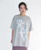 AMES-WORLDWIDE Heart Pixel Art Tee Gray