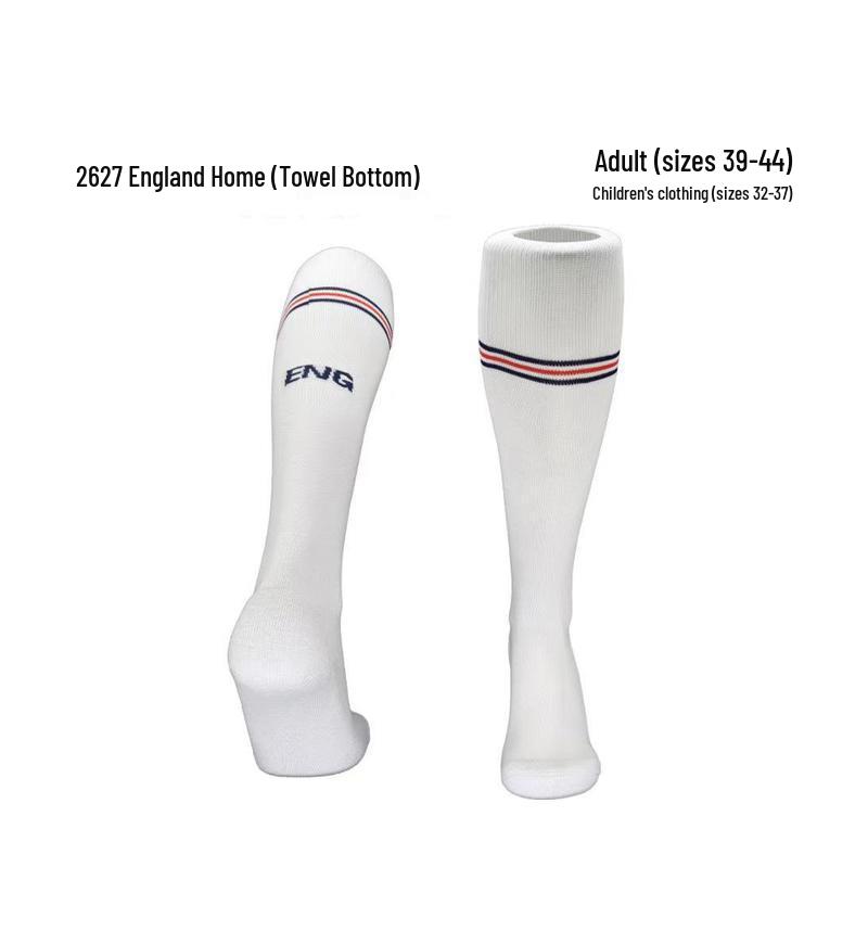 World Cup Over-the-Knee Football Socks - Argentina & Miami Barca Design for Adults & Kids