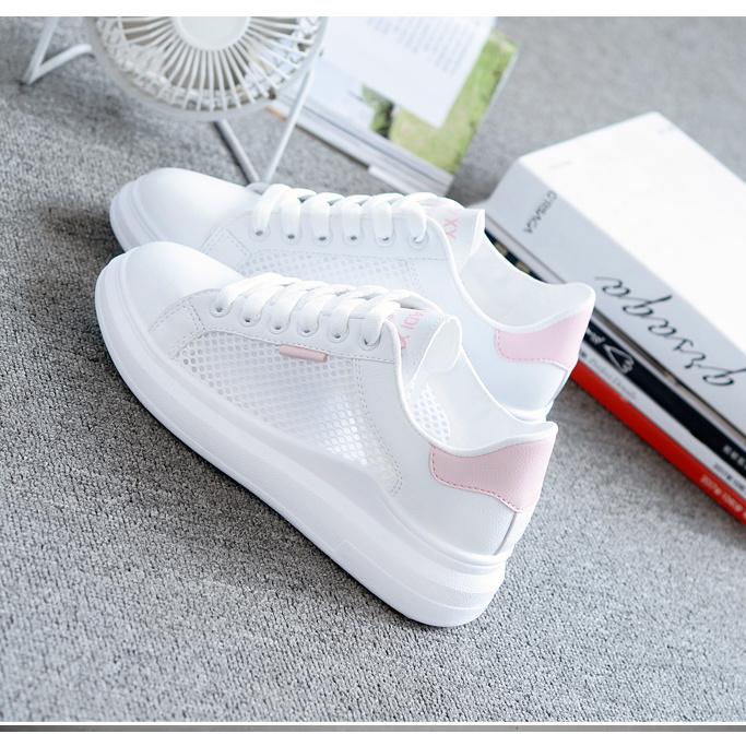 White Shoes Women's2022New Spring Shoes Female Student Korean Style Mesh Surface Sneakers WomeninsCasual