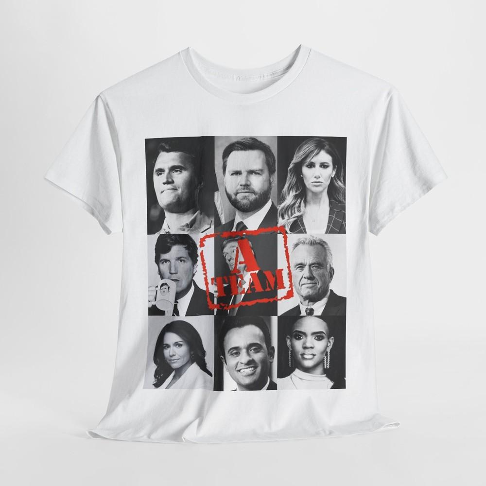 Trump Team , A-TEAM,  America s Team, Republican, Presidential MAGA Cotton Shirt Unisex T-Shirt M